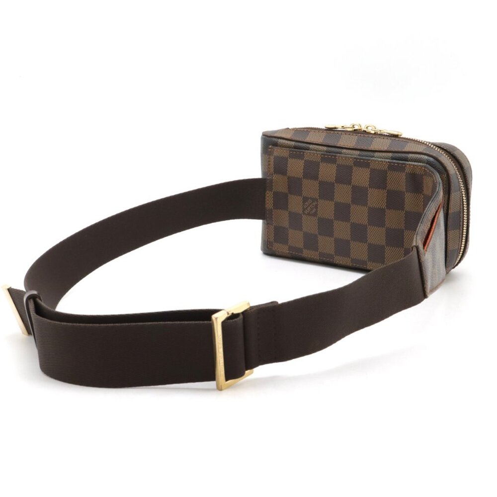 Louis Vuitton Crossbody Bag Geronimos Sling Bag Bum Bag Damier Ebene Purse - Picture 5 of 16